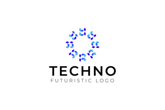 Abstract Dynamic Pixel Logo: Modern Typography for Branding