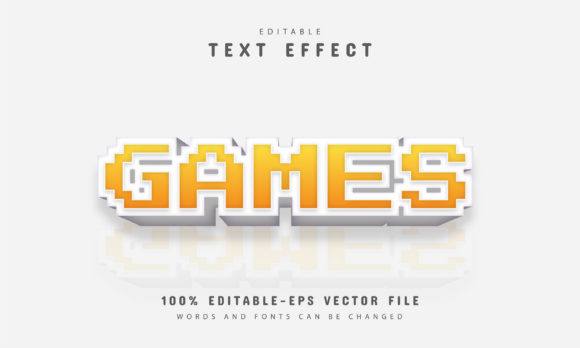 Create Dynamic Designs with Games Pixel Text Effect