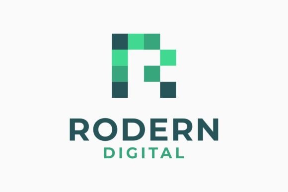 Discover the Versatile Letter R Pixel Digital Logo