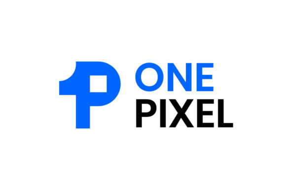 One Pixel Negative Space Logo: A Modern Font for Bold Branding