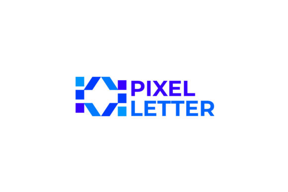 Pixel H Logo Font: Modern Branding Design Assets