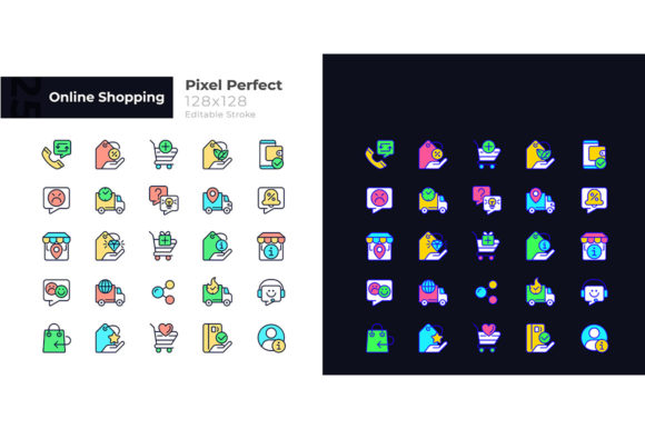 Pixel Perfect Icons for Modern Online Shopping