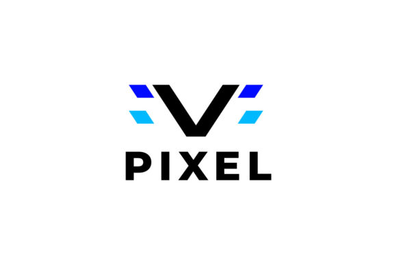 Pixel V Logo: A Modern Typeface for Bold Branding