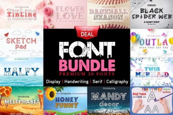 Premium Font Bundle: Unlock Creative Versatility